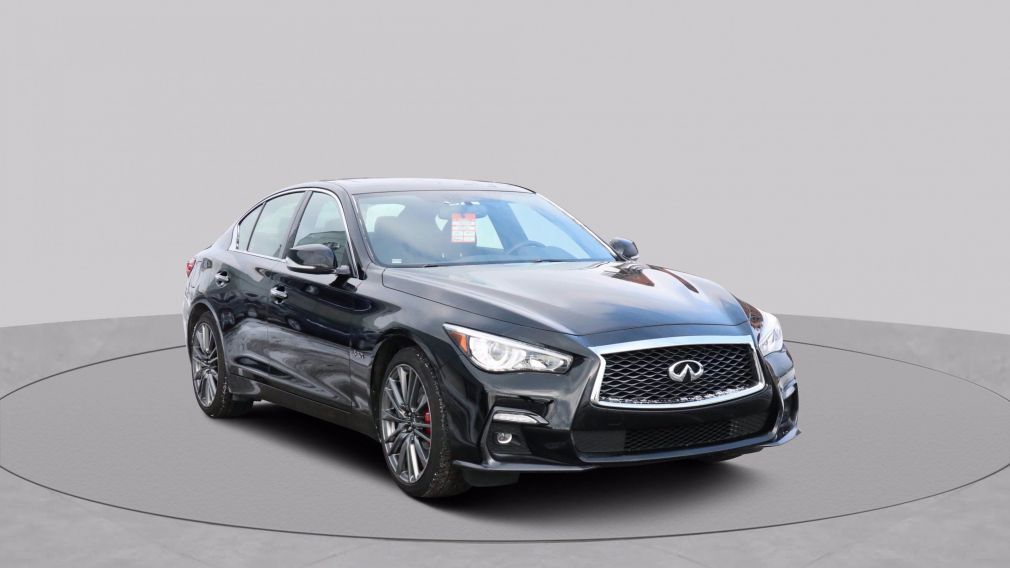 2019 Infiniti Q50 Red Sport 400 CUIR TOIT NAV MAGS 19 POUCES #0