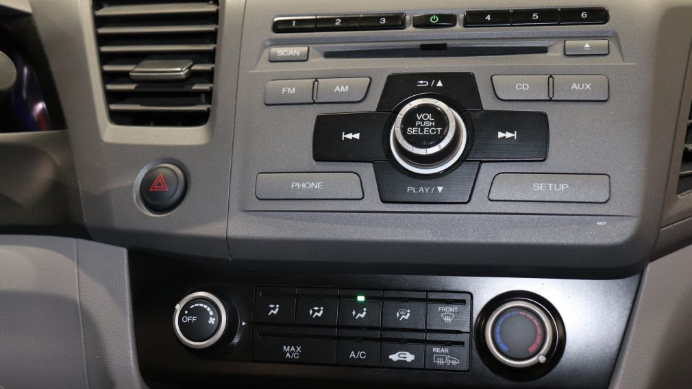 2012 Honda Civic LX cruise control Bluetooth #13