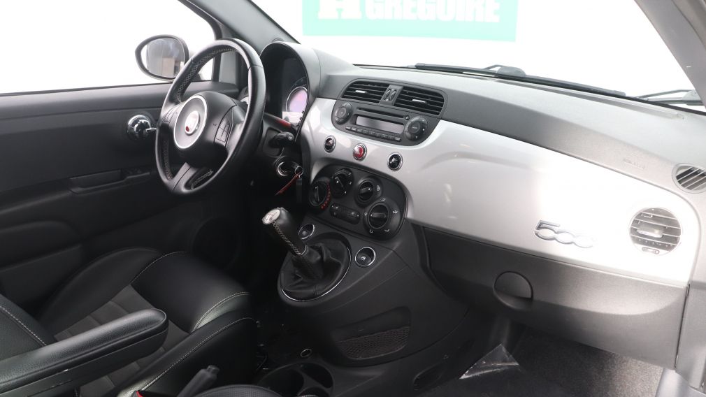 2013 Fiat 500 Sport Turbo A/C CUIR MAGS BLUETOOTH #9