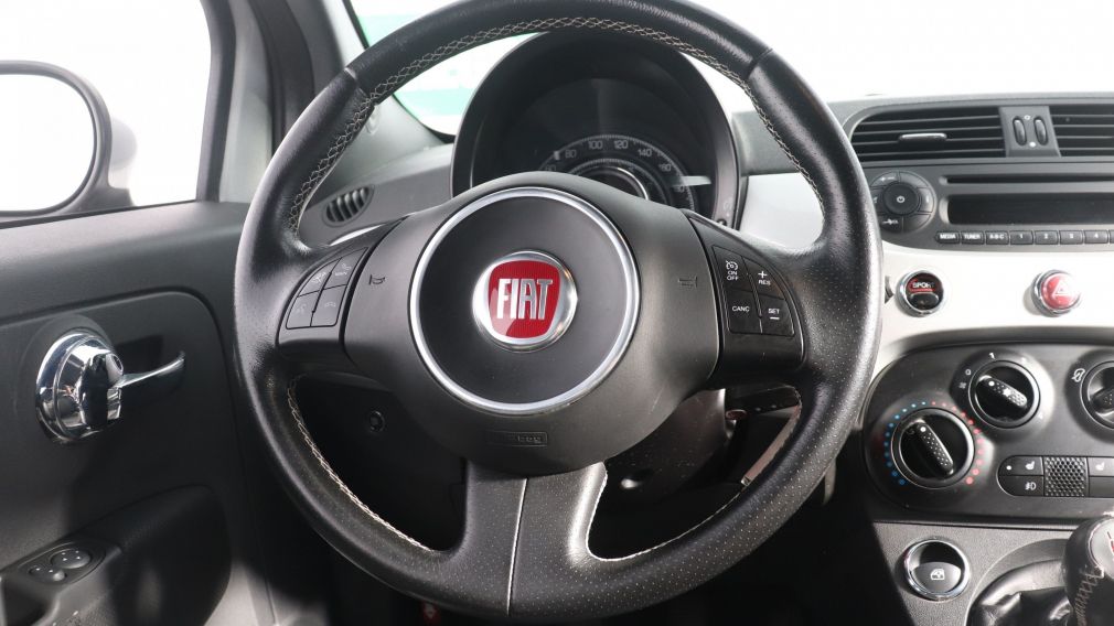 2013 Fiat 500 Sport Turbo A/C CUIR MAGS BLUETOOTH #6