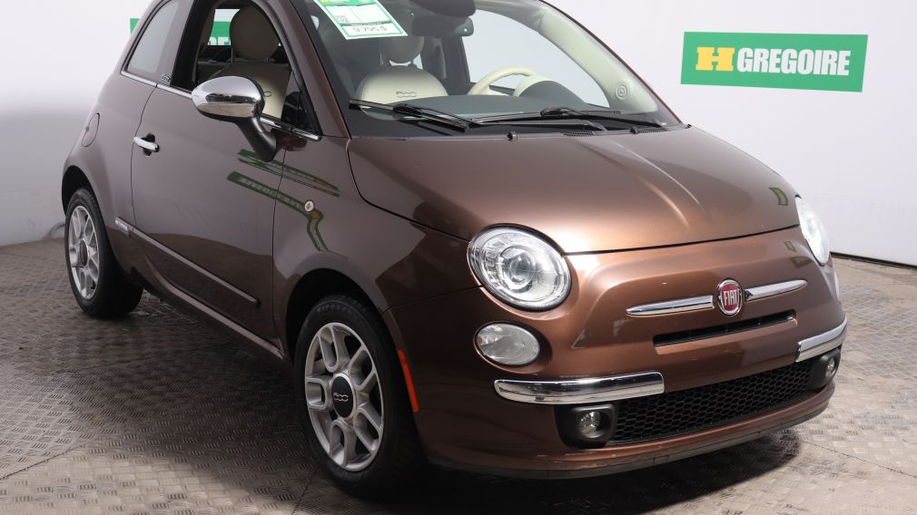 2013 Fiat 500 Lounge AUTO A/C CUIR MAGS TRÈS BAS KM #0