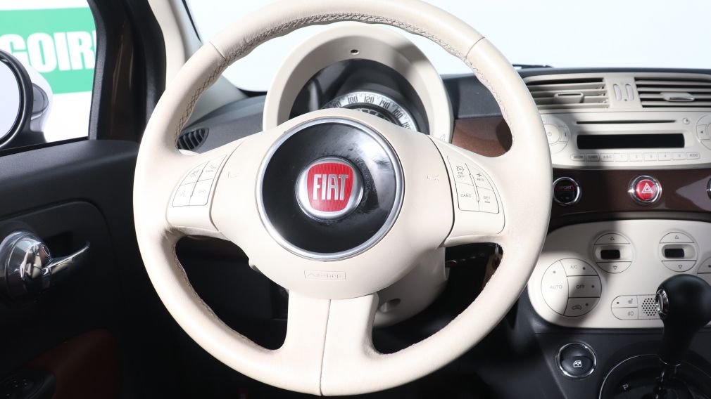 2013 Fiat 500 Lounge AUTO A/C CUIR MAGS TRÈS BAS KM #16