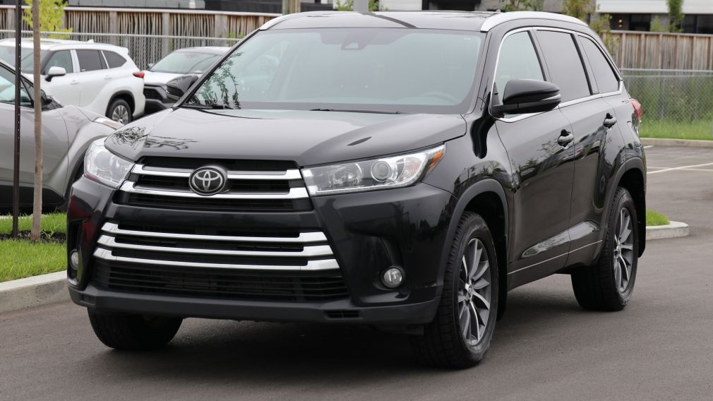 2018 Toyota Highlander XLE l AWD - CUIR - TOIT OUVRANT - MAG - USB - BLUE #3