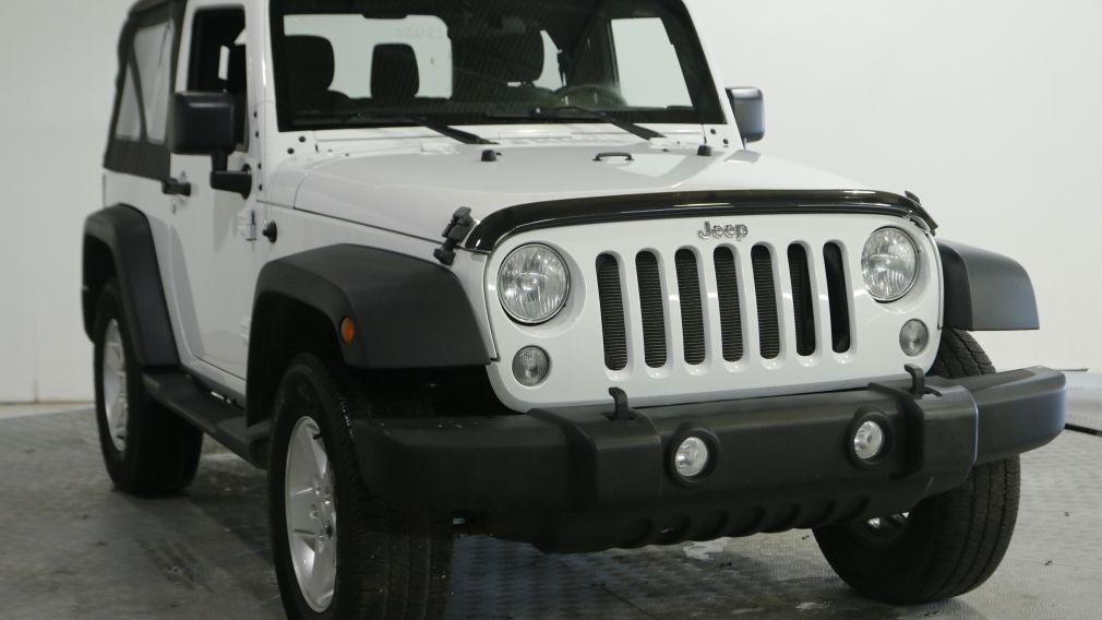 2015 Jeep Wrangler Sport 4x4 2 PORTE MANUELLE TOIT MOU #0