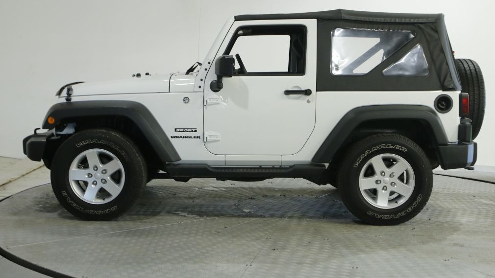 2015 Jeep Wrangler Sport 4x4 2 PORTE MANUELLE TOIT MOU #3