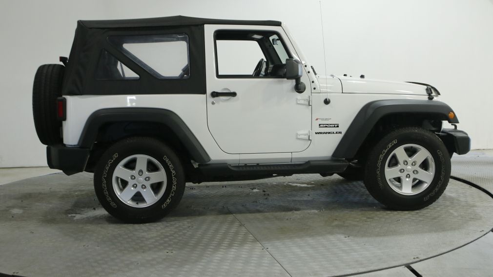 2015 Jeep Wrangler Sport 4x4 2 PORTE MANUELLE TOIT MOU #8