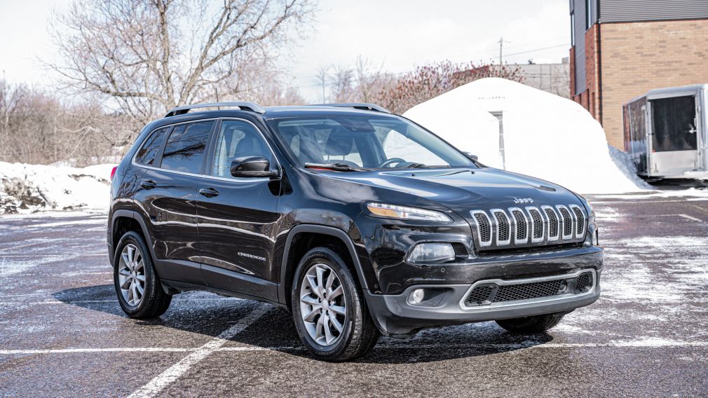 2017 Jeep Cherokee Limited CUIR TOIT OUVRANT NAVIGATION ENS. REMORQUA #0