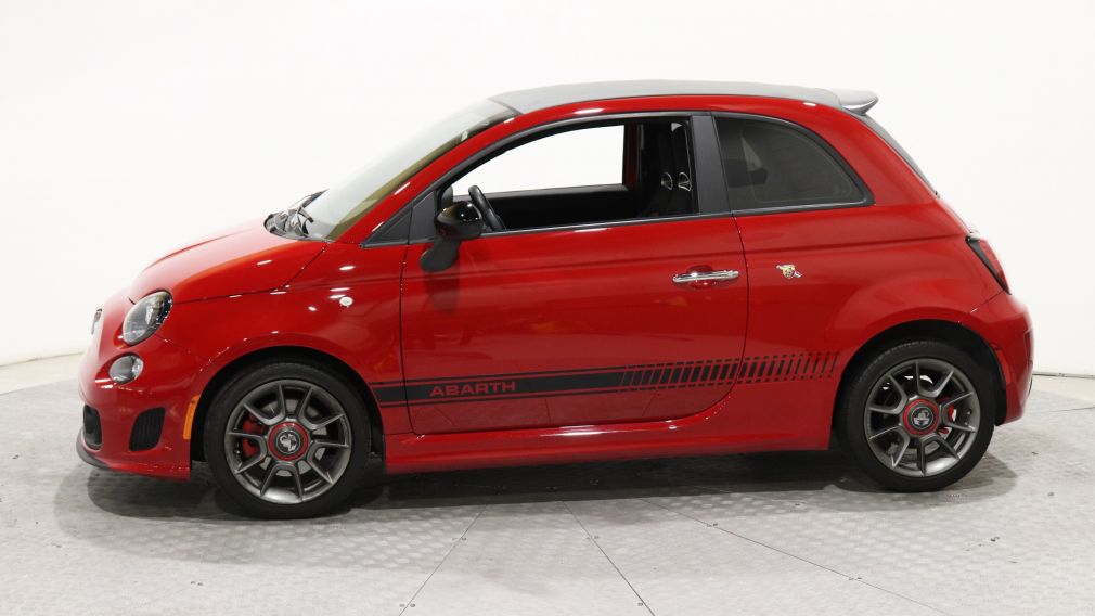 2015 Fiat 500c Abarth CONVERTIBLE A/C GR ELECT MAGS #4