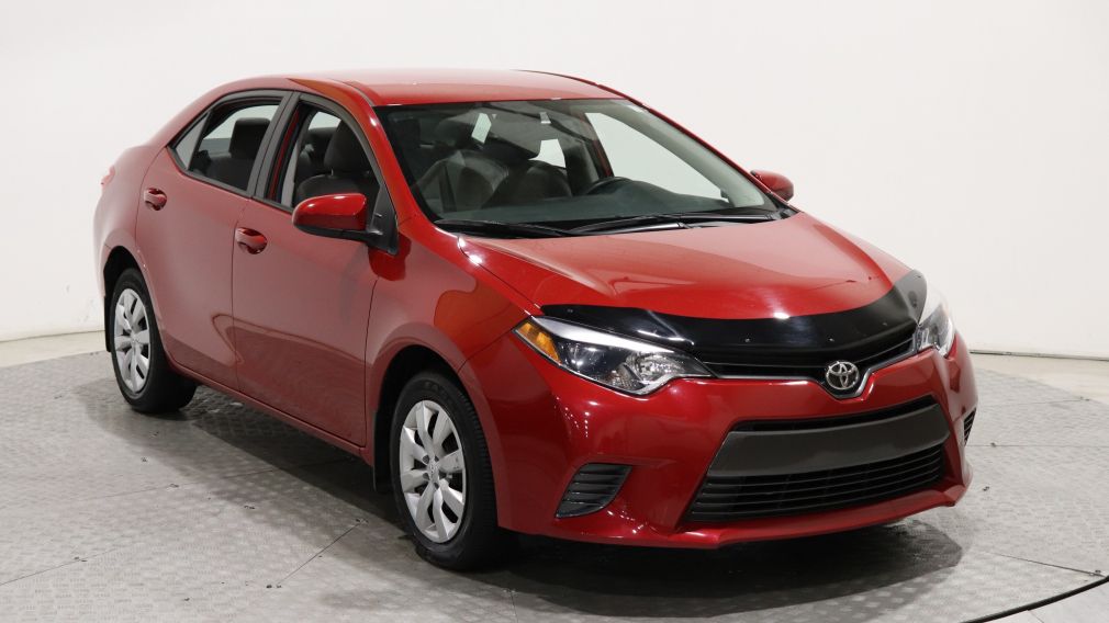 2016 Toyota Corolla LE AUTO A/C GR ELECT BLUETOOTH #0