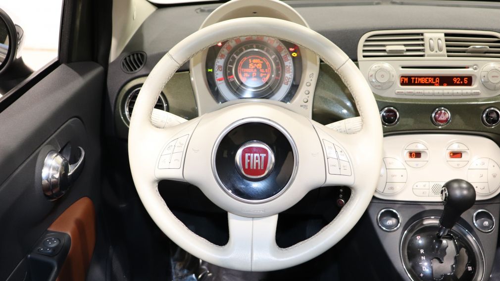 2014 Fiat 500 Lounge AUTO GR ELECT CUIR TOIT OUVRANT BLUETOOTH #14