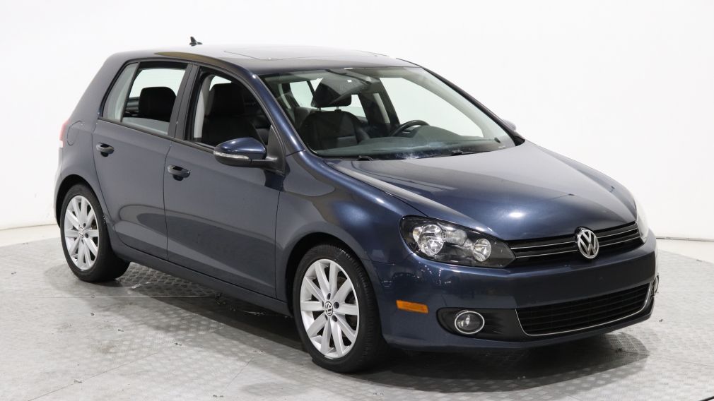 2013 Volkswagen Golf Highline TDI MANUELLE CUIR TOIT OUVRANT BLUETOOTH #0