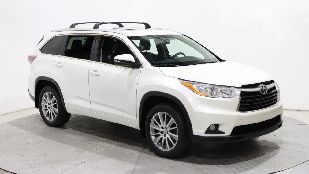 2015 Toyota Highlander XLE  AUTO 7 PASS A/C TOIT OUVRANT NAVIGATION CUIR #0