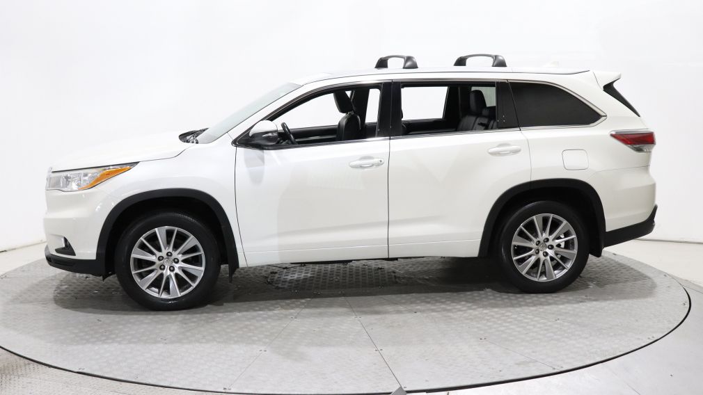 2015 Toyota Highlander XLE  AUTO 7 PASS A/C TOIT OUVRANT NAVIGATION CUIR #4