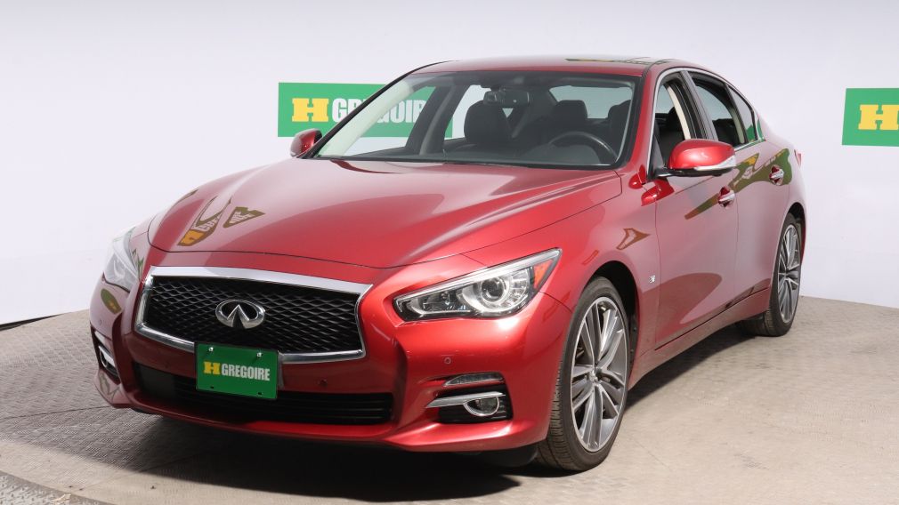 2015 Infiniti Q50 4dr Sdn AWD A/C CUIR TOIT NAV MAGS #3