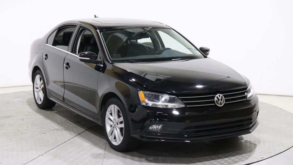 2016 Volkswagen Jetta Highline TSI AUTO AC GR ELEC CAMÉRA DE RECULE TOIT #0