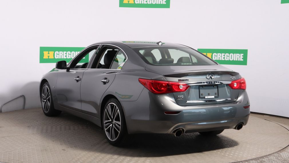 2015 Infiniti Q50 4dr AWD AUTO A/C CUIR TOIT NAV MAGS #4