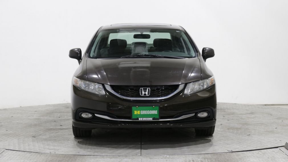 2013 Honda Civic TOURING AUTO A/C CUIR TOIT NAV MAGS BLUETOOTH #2