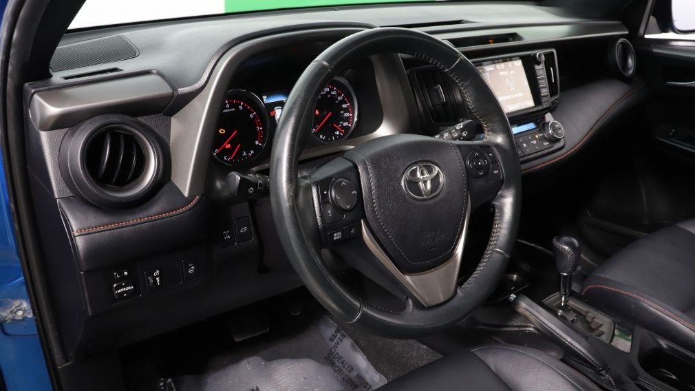 2016 Toyota Rav 4 SE AWD A/C CUIR TOIT NAV MAGS BLUETOOTH CAM RECUL #9