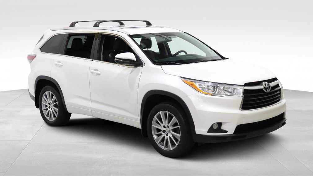 2015 Toyota Highlander XLE  AUTO 7 PASS A/C TOIT OUVRANT NAVIGATION CUIR #0