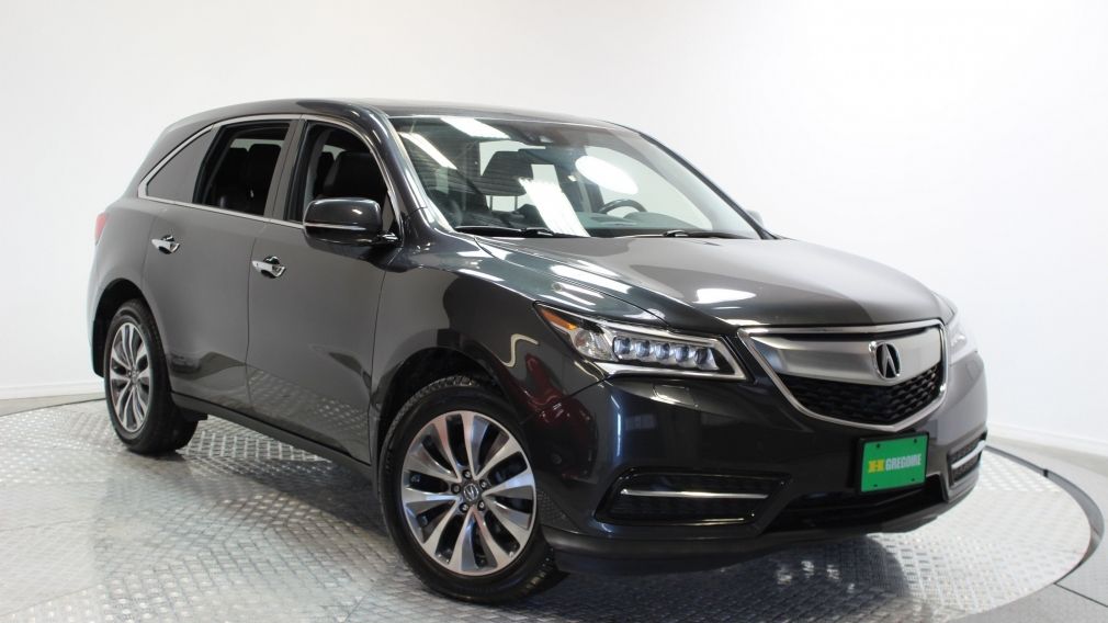 2016 Acura MDX Nav Pkg a/c toit ouvrant banc en cuir engine start #0