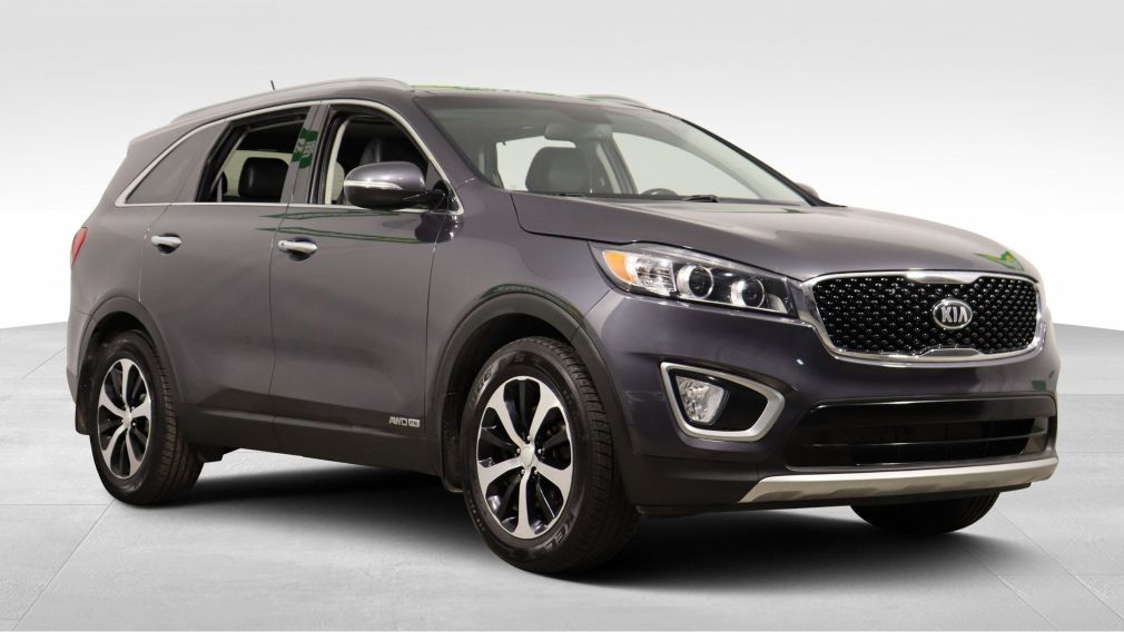 2016 Kia Sorento EX+ AWD 7 PASSAGERS CUIR TOIT MAGS CAM RECUL BLUET #0