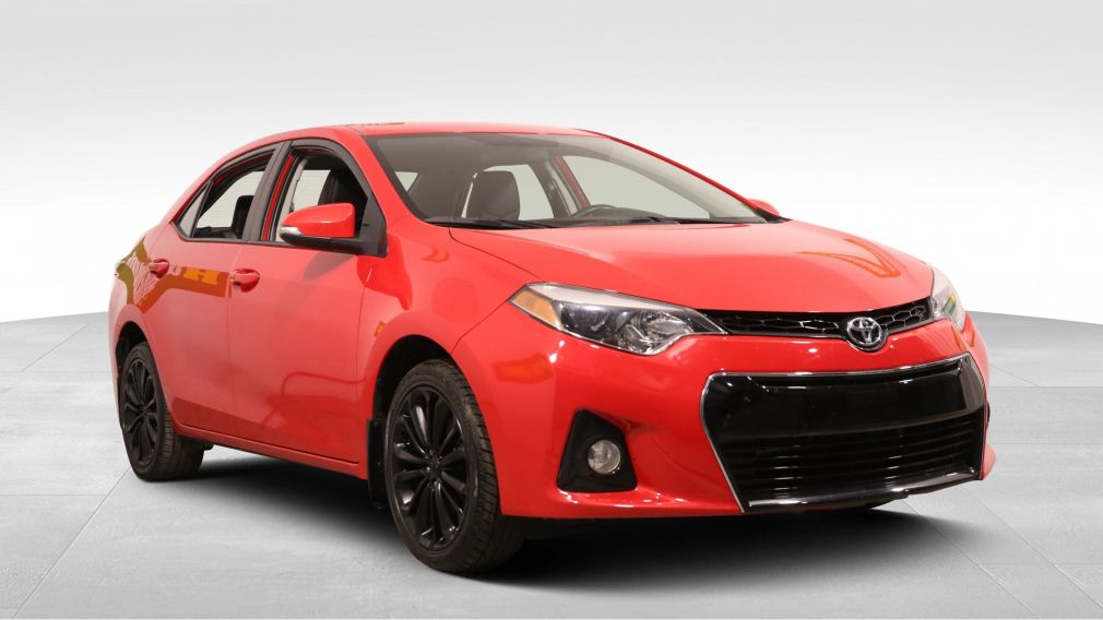 2015 Toyota Corolla S AUTO A/C CUIR MAGS CAM RECUL BLUETOOTH #0