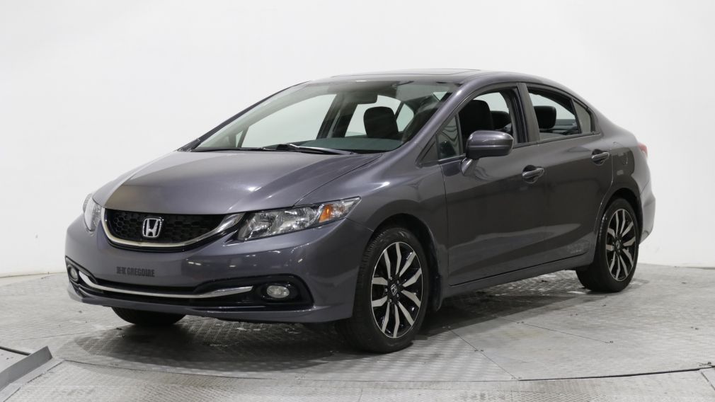 2014 Honda Civic TOURING AUTO A/C CUIR TOIT NAV MAGS CAM RECUL #3