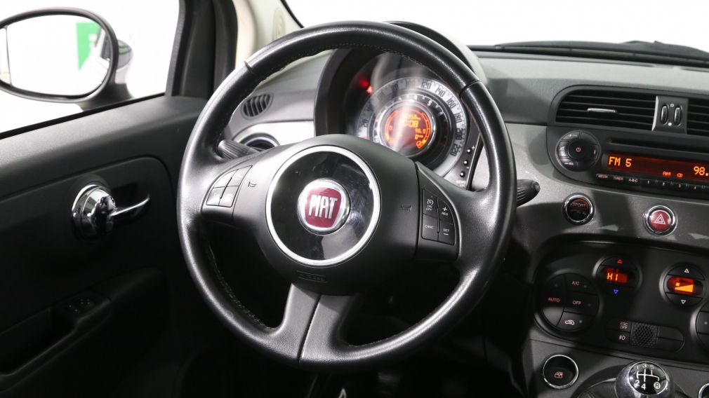 2012 Fiat 500 LOUNGE A/C GR ELECT CUIR TOIT MAGS BLUETOOTH #16