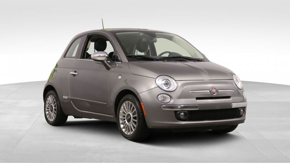 2012 Fiat 500 LOUNGE A/C GR ELECT CUIR TOIT MAGS BLUETOOTH #0