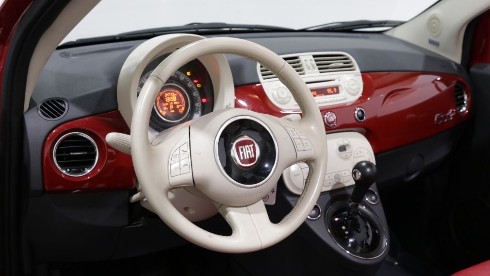 2012 Fiat 500 LOUNGE AUTO A/C CUIR TOIT MAGS BLUETOOTH #9