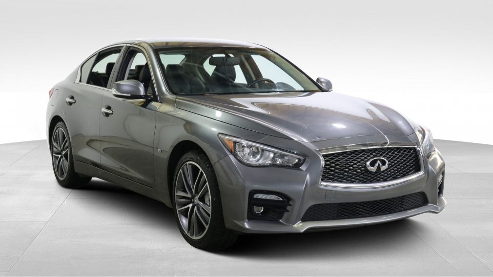 2014 Infiniti Q50 SPORT AWD A/C CUIR TOIT NAV MAGS CAM RECUL #0