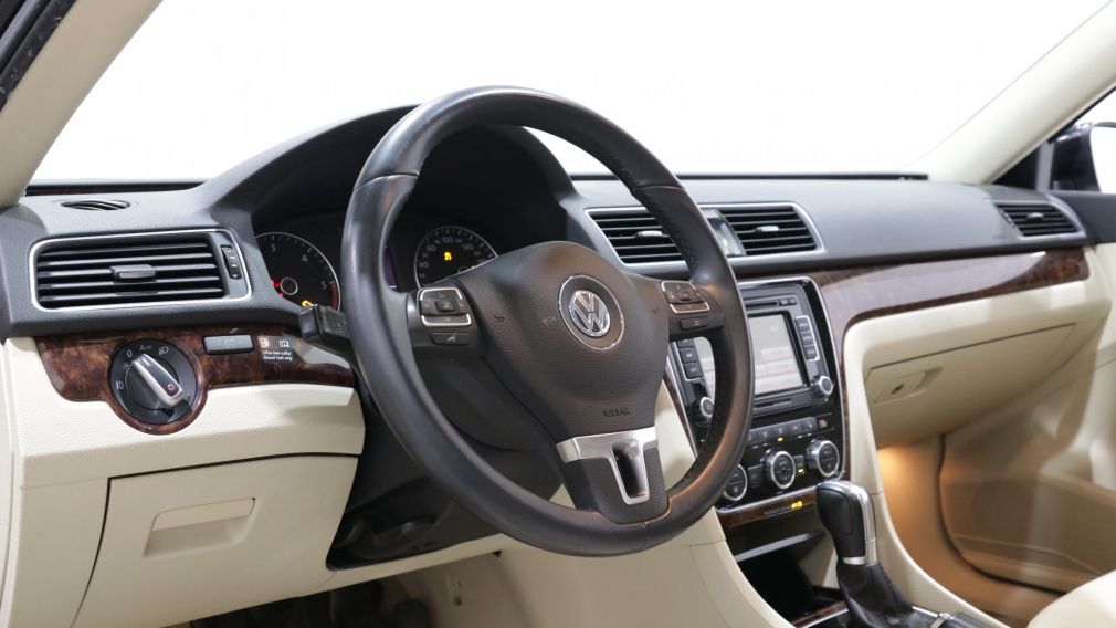 2012 Volkswagen Passat TDI SEL AUTO A/C CUIR TOIT MAGS CAM RECUL BLUETOOT #8