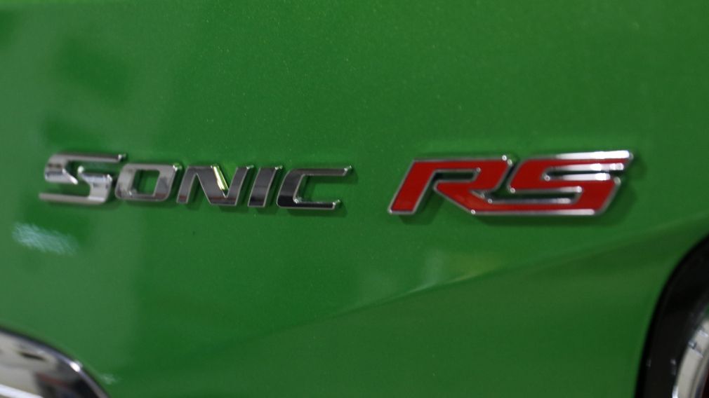 2016 Chevrolet Sonic RS AUTO AC GR ELEC CAMÉRA DE RECULE TOIT CUIR #7