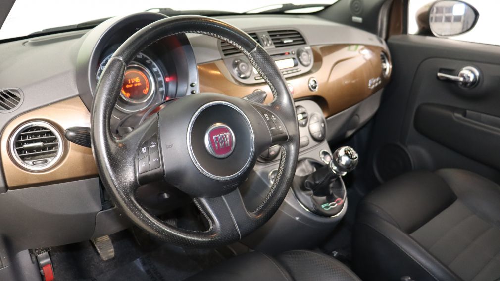 2012 Fiat 500 SPORT A/C GR ELECT CUIR TOIT MAGS BLUETOOTH #9