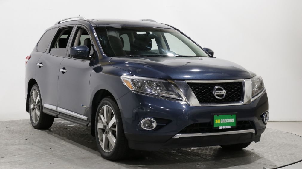 2015 Nissan Pathfinder Platinum Hybrid AUTO A/C NAVIGATION CUIR TOIT BLEU #0