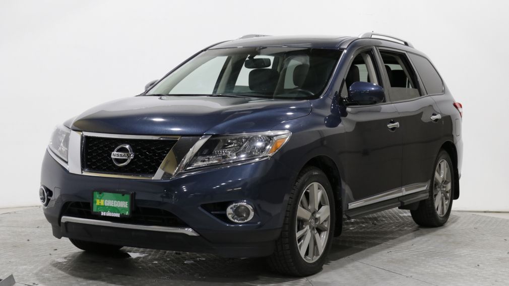 2015 Nissan Pathfinder Platinum Hybrid AUTO A/C NAVIGATION CUIR TOIT BLEU #3