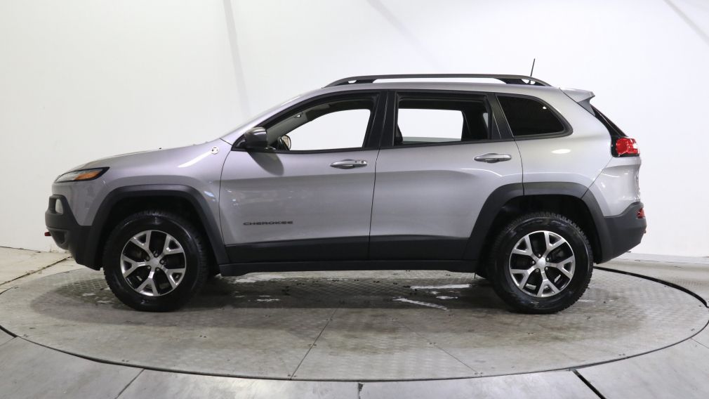 2018 Jeep Cherokee Trailhawk 4x4 AUTO AC GR ELEC CAMÉRA DE RECULE BLU #4