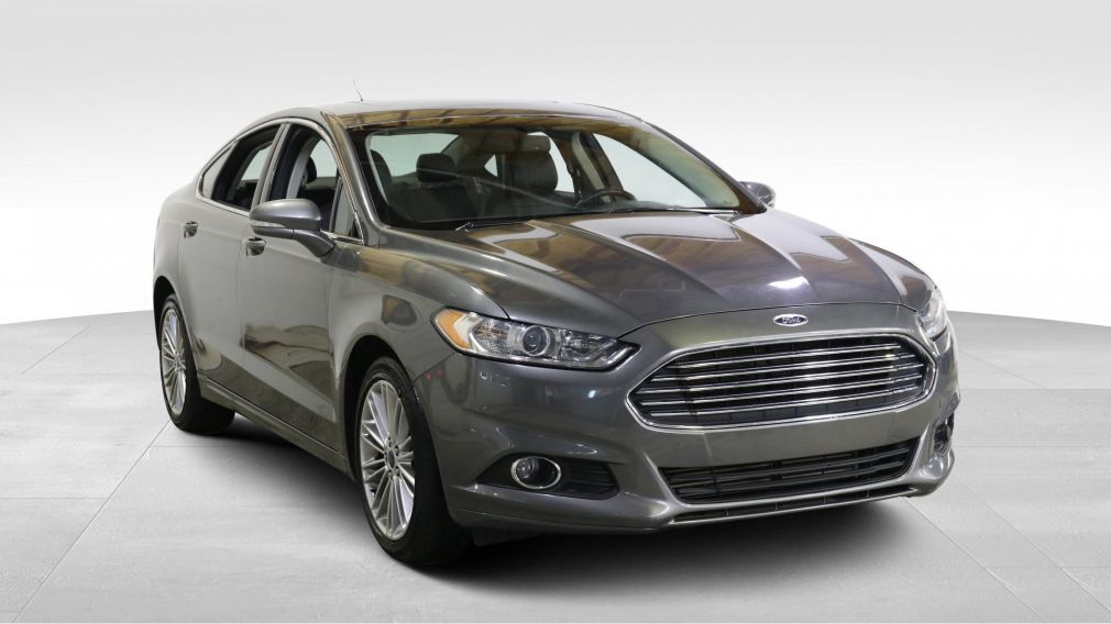 2014 Ford Fusion SE AWD A/C CUIR TOIT NAV MAGS CAM RECUL BLUETOOTH #0