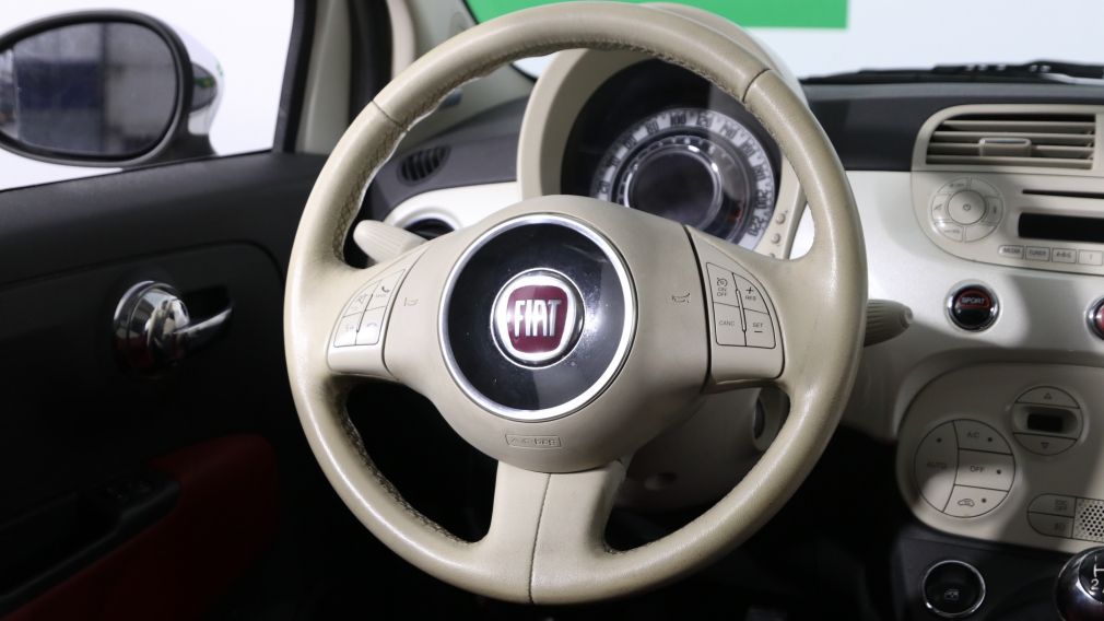 2012 Fiat 500 LOUNGE A/C GR ELECT TOIT MAGS BLUETOOTH #12