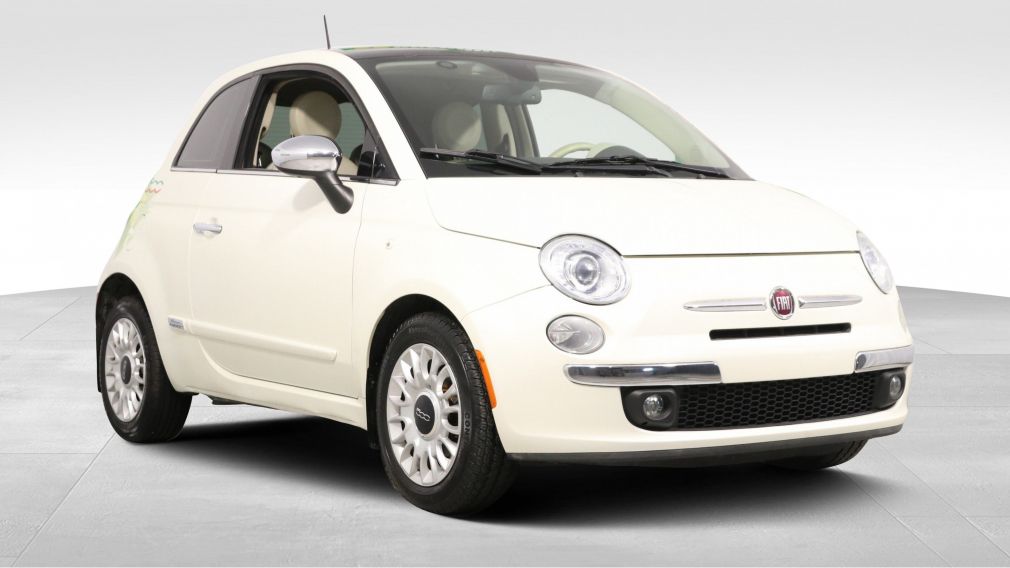 2012 Fiat 500 LOUNGE A/C GR ELECT TOIT MAGS BLUETOOTH #0