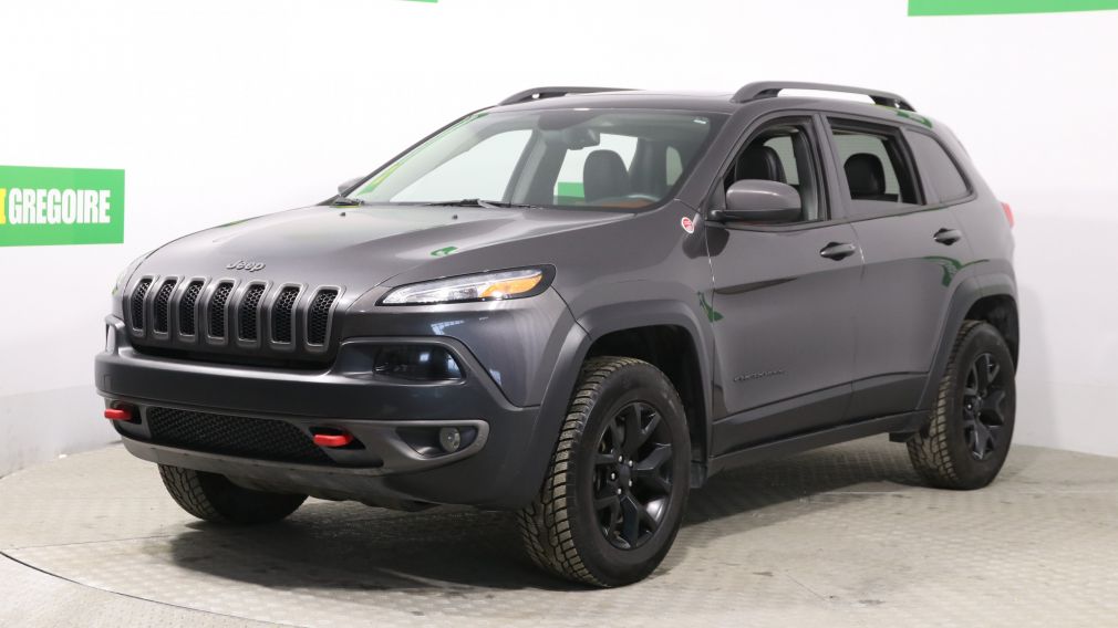 2017 Jeep Cherokee TRAILHAWK 4WD CUIR TOIT PANO MAGS CAM RECUL #3