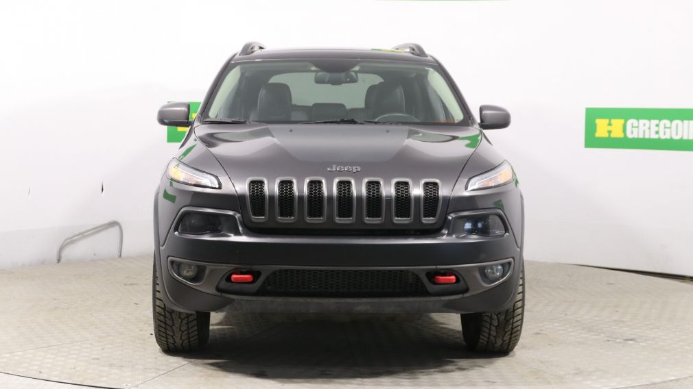 2017 Jeep Cherokee TRAILHAWK 4WD CUIR TOIT PANO MAGS CAM RECUL #2
