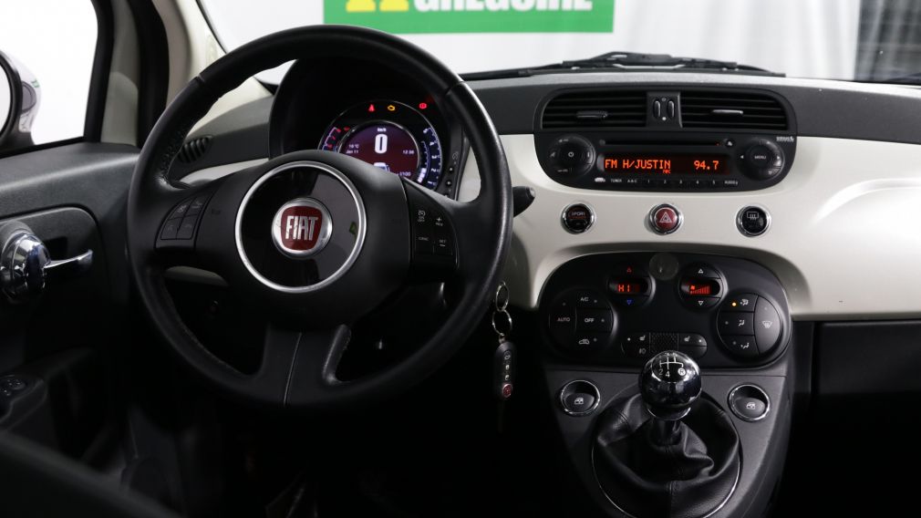 2015 Fiat 500 LOUNGE A/C GR ELECT CUIR TOIT MAGS BLUETOOTH #12