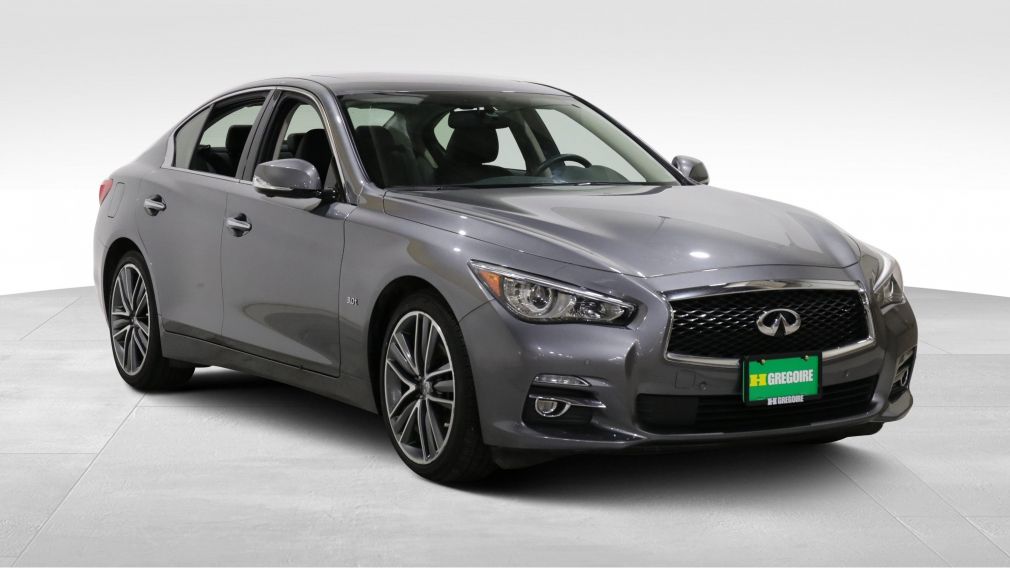 2016 Infiniti Q50 3.0T AWD CUIR TOIT NAV MAGS CAM 360 BLUETOOTH #0