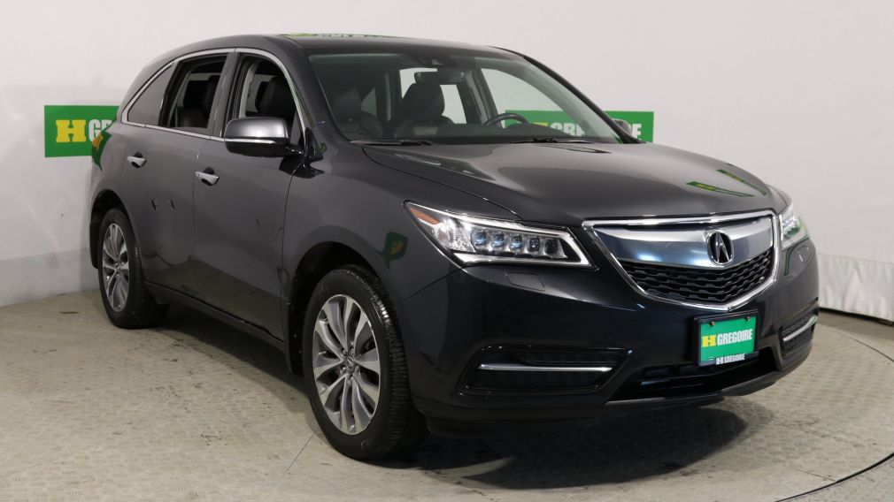 2016 Acura MDX NAV PKG AWD CUIR TOIT MAGS CAM RECUL 7 PASSAGERS #0