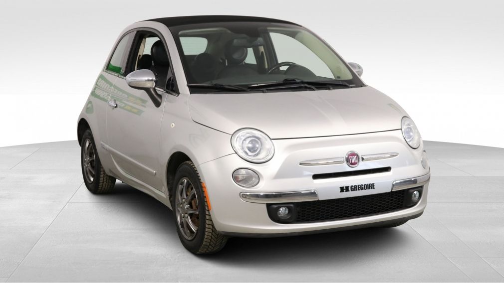 2012 Fiat 500 LOUNGE AUTO A/C CUIR BLUETOOTH GR ELECT #0