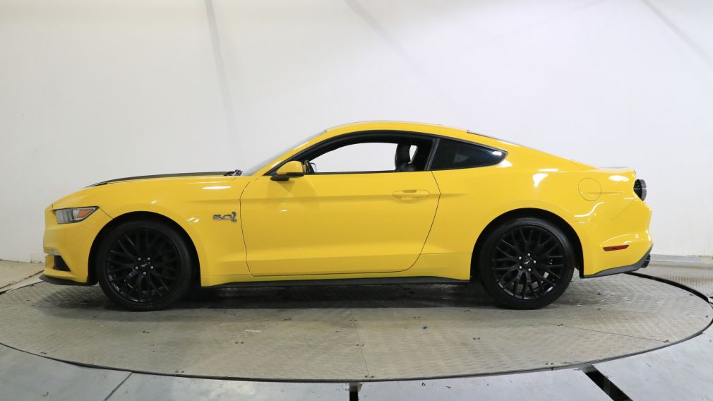 2015 Ford Mustang GT PREMIUM V8 MANUEL CUIR MAGS 19 NOIR #3