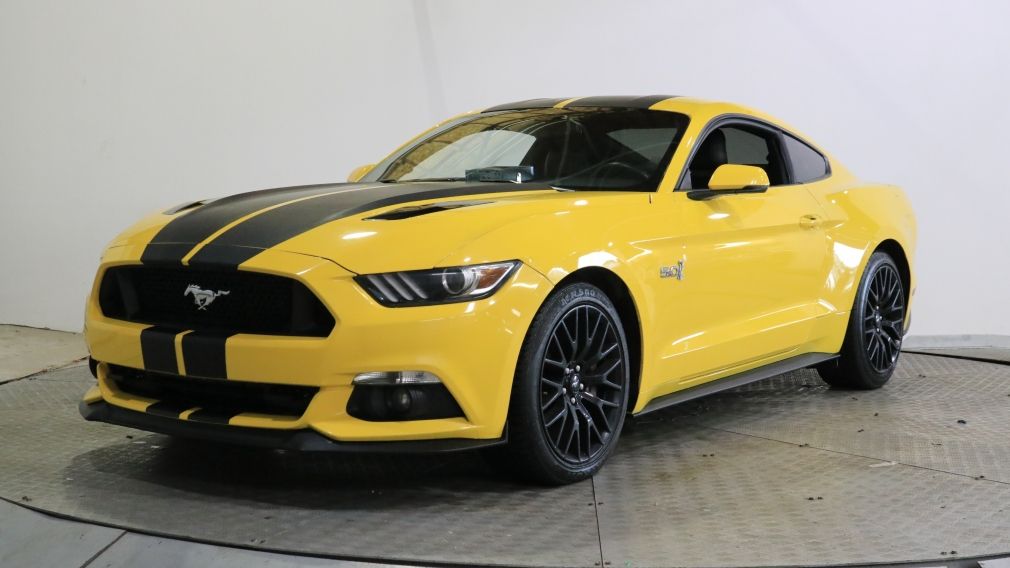 2015 Ford Mustang GT PREMIUM V8 MANUEL CUIR MAGS 19 NOIR #3