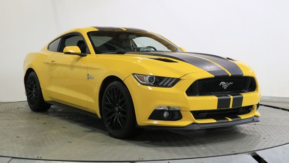 2015 Ford Mustang GT PREMIUM V8 MANUEL CUIR MAGS 19 NOIR #0