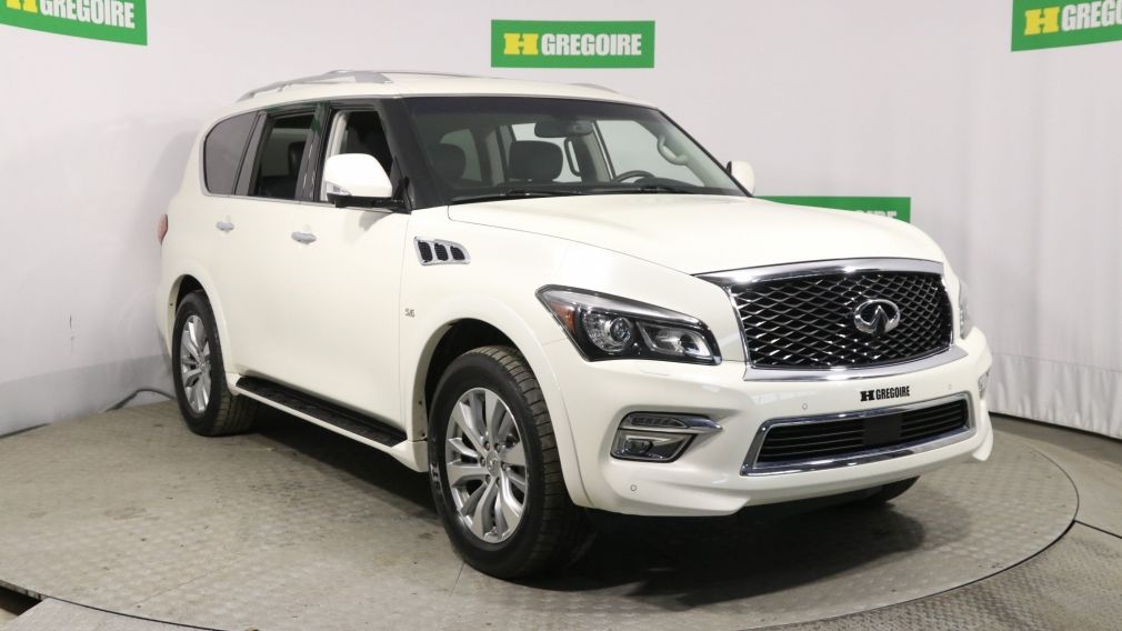 2016 Infiniti QX80 4WD 7 PASS CUIR TOIT NAV MAGS CAM RECUL BLUETOOTH #0